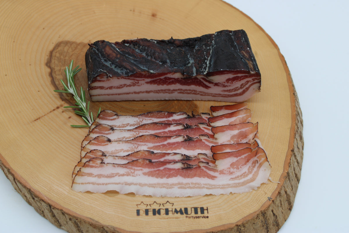 Schwyzer Buuräspeck geschnitten in Schale (ca. 100g)