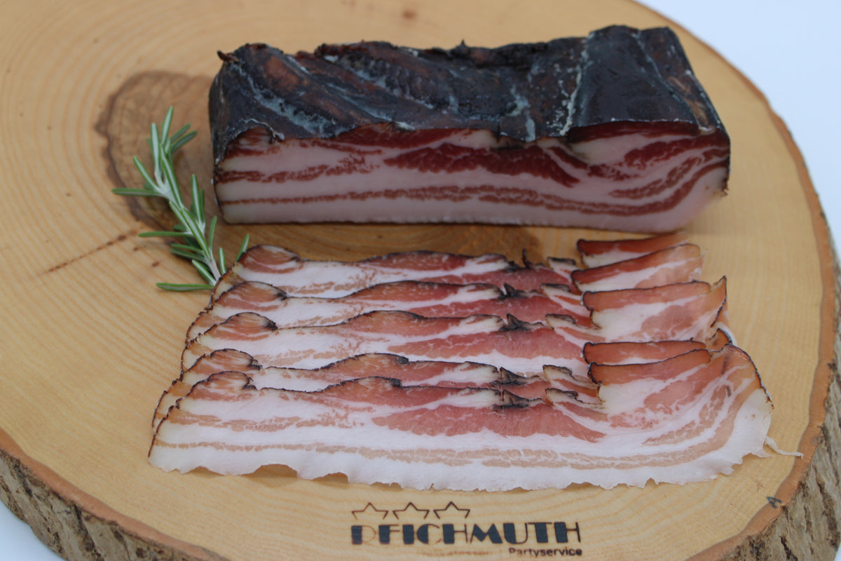 Schwyzer Buuräspeck geschnitten in Schale (ca. 100g)