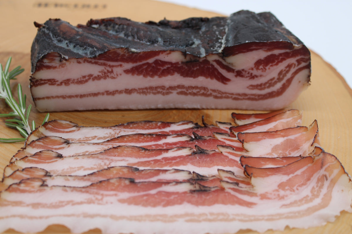 Schwyzer Buuräspeck geschnitten in Schale (ca. 100g)