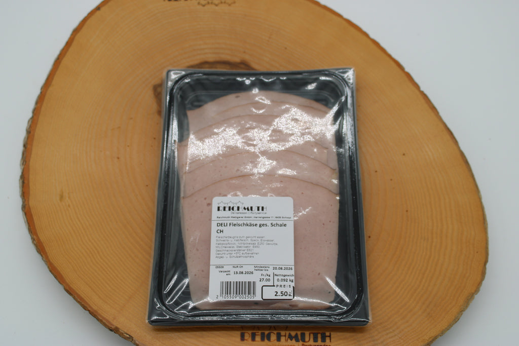 Fleischkäse geschnitten in Schale (ca. 100g)