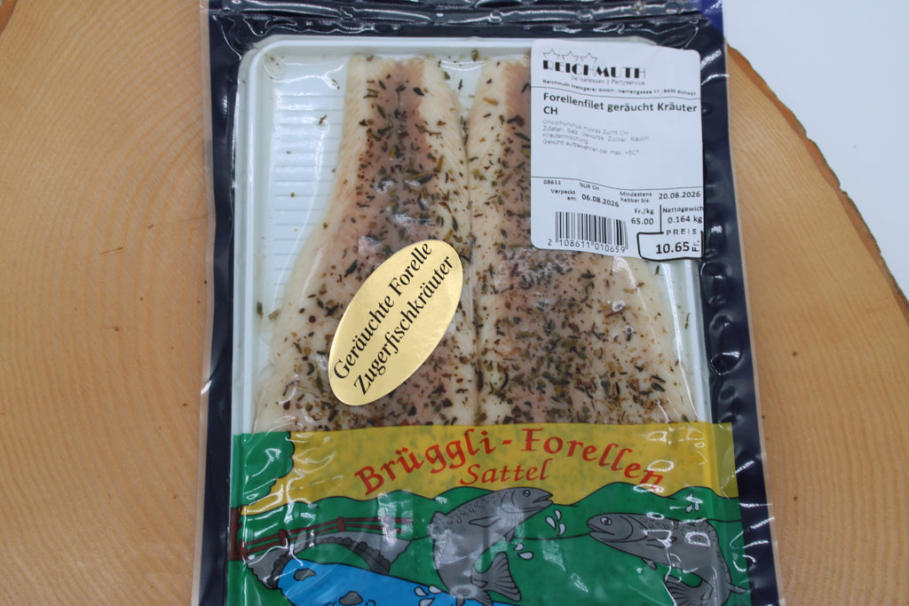 Forellenfilet geräucht Kräuter (ca. 150-180g)