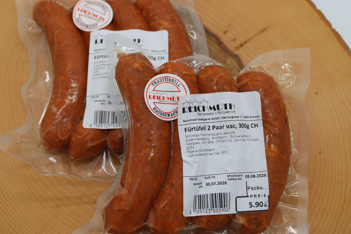 Füürtüfeli 2 Paar vac. (300g)