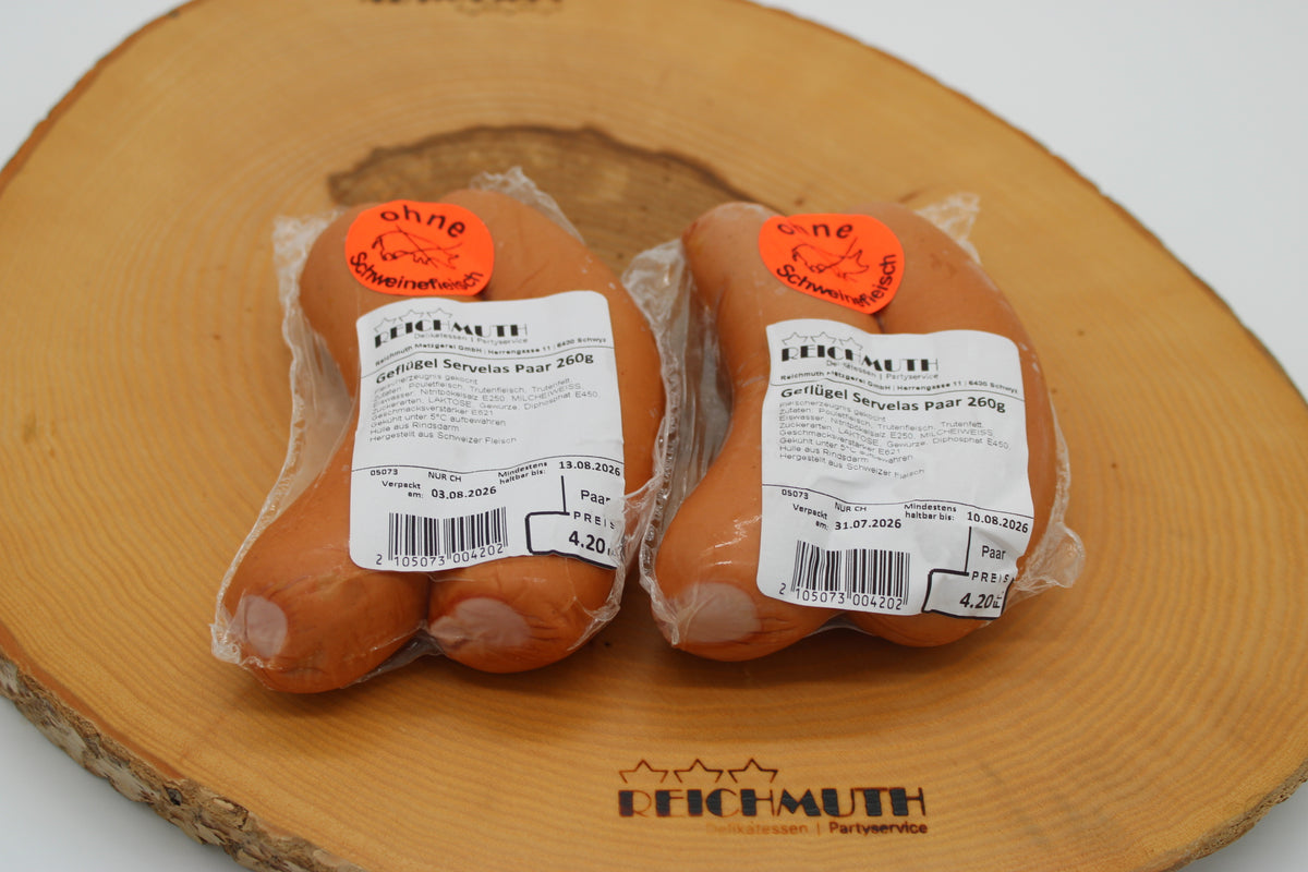 Geflügel Servelat 1 Paar (260g)