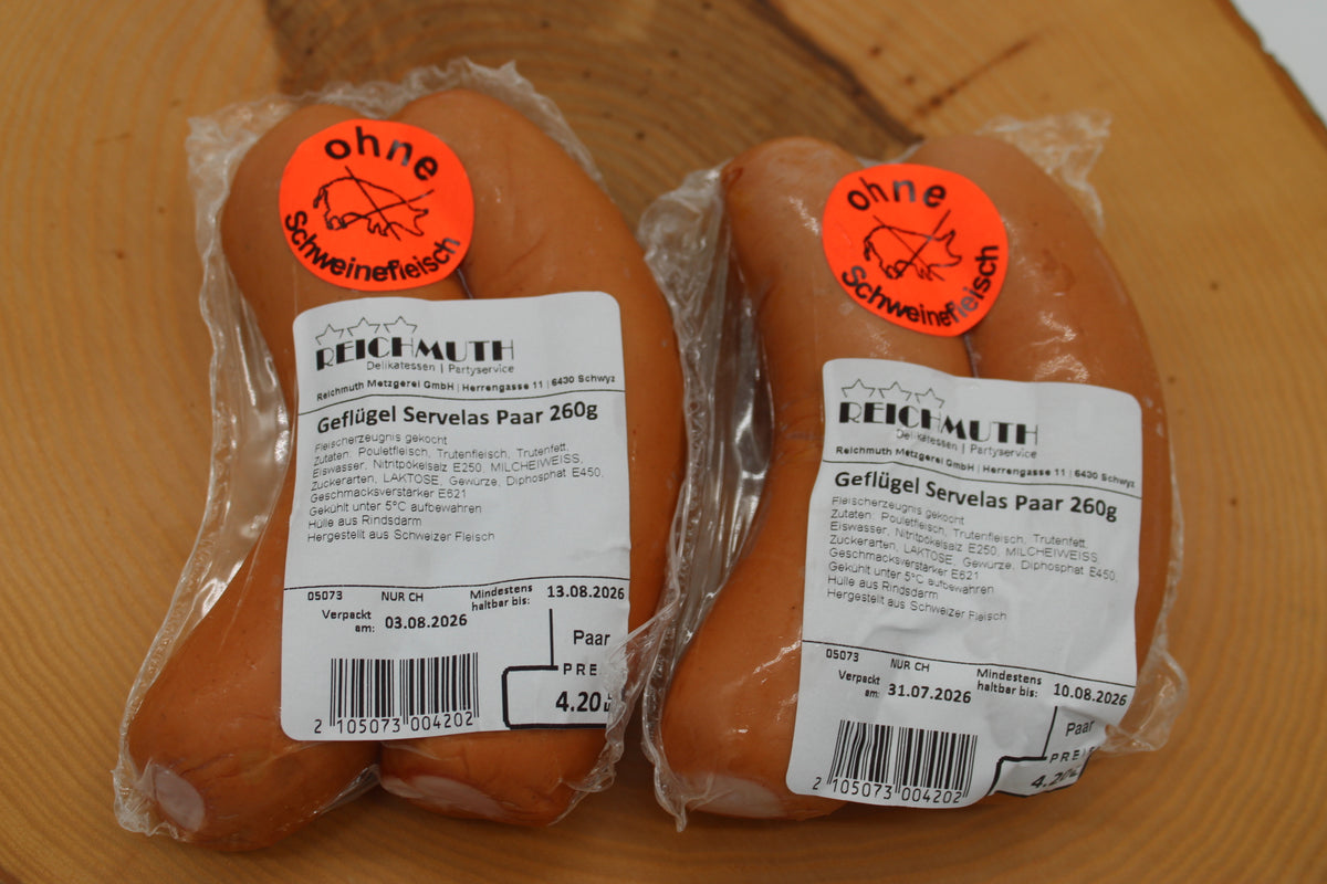 Geflügel Servelat 1 Paar (260g)