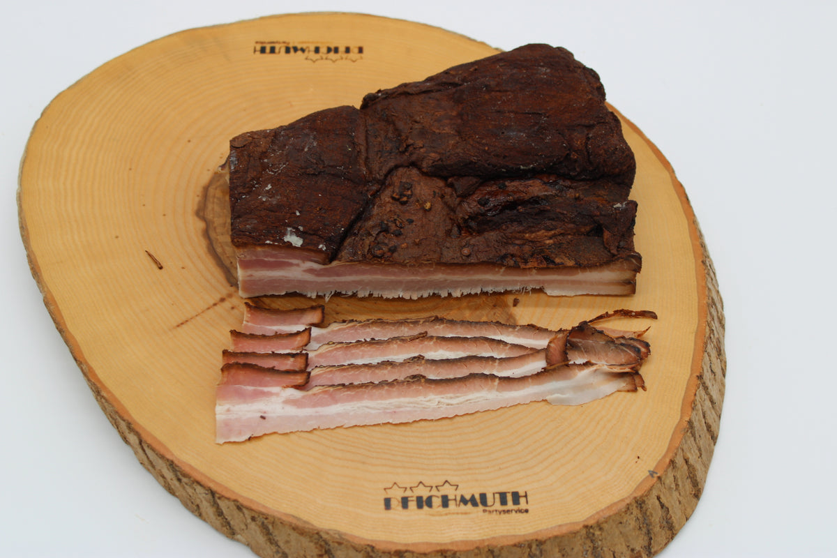 Herrengasse Speck geschnitten in Schale (ca.100g)
