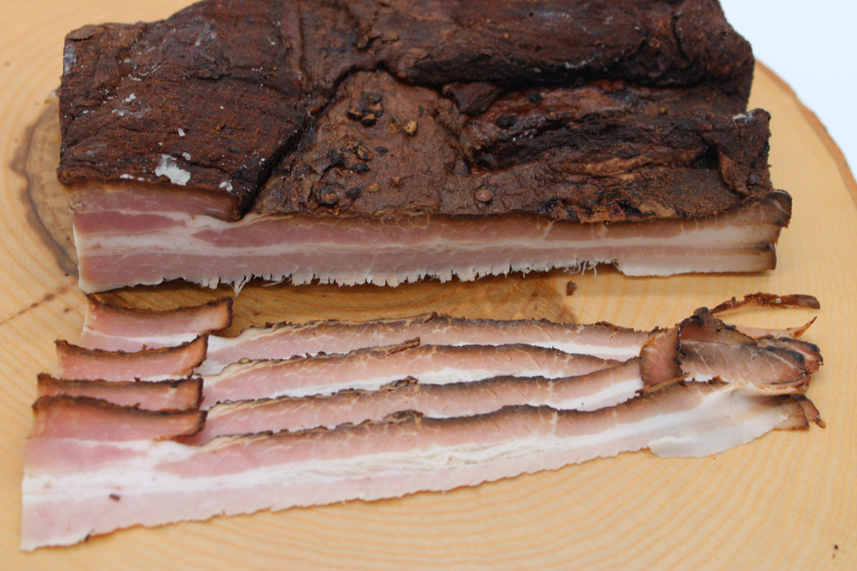 Herrengasse Speck geschnitten in Schale (ca.100g)