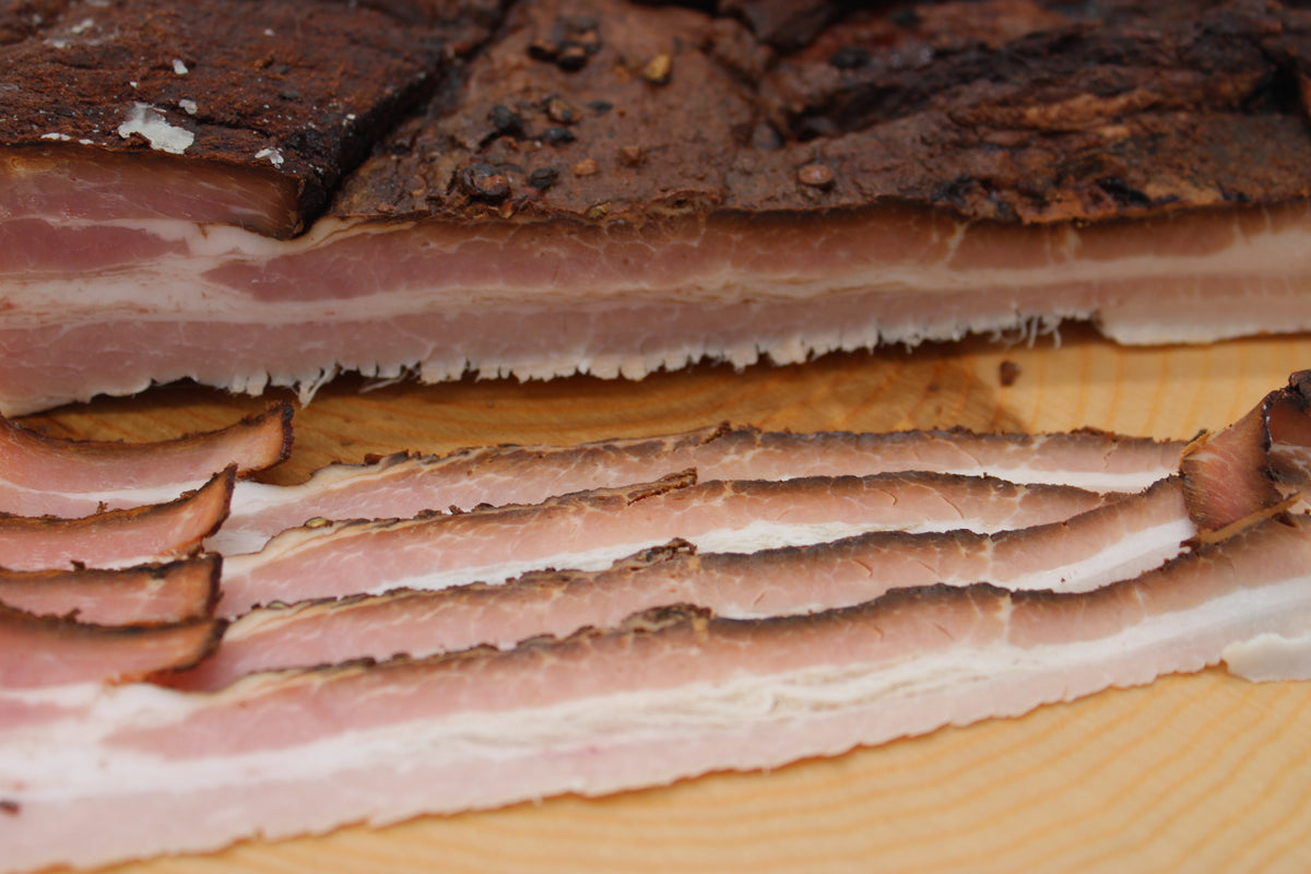 Herrengasse Speck geschnitten in Schale (ca.100g)