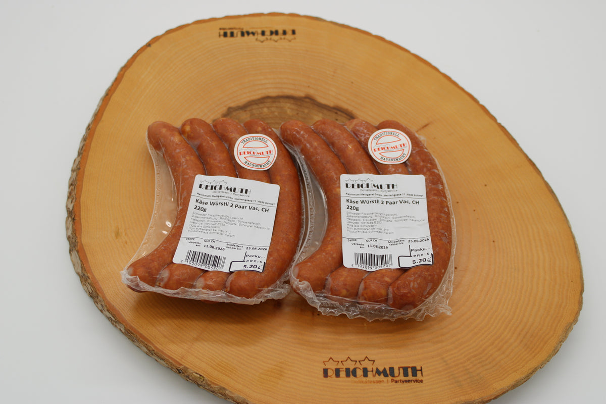 Käse Würstli 2 Paar vac. (220g)