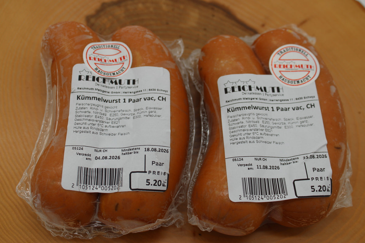 Kümmel Wurst 1 Paar vac. (300g)