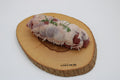 Lamm Gigot Braten gebunden