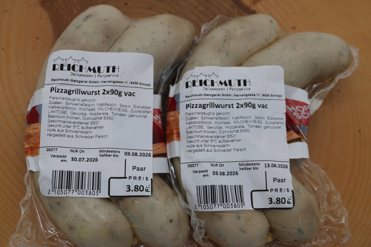 Pizza Grill Bratwurst 1 Paar vac. (180g)