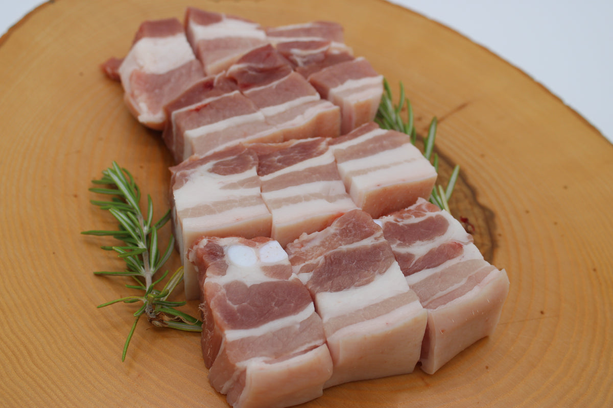 Schweins Voressen (Brust)