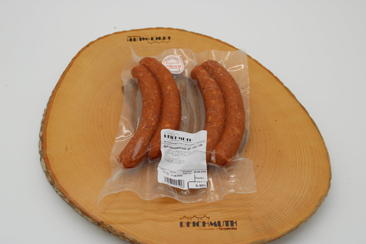 Schweinswürstli 2 Paar vac.