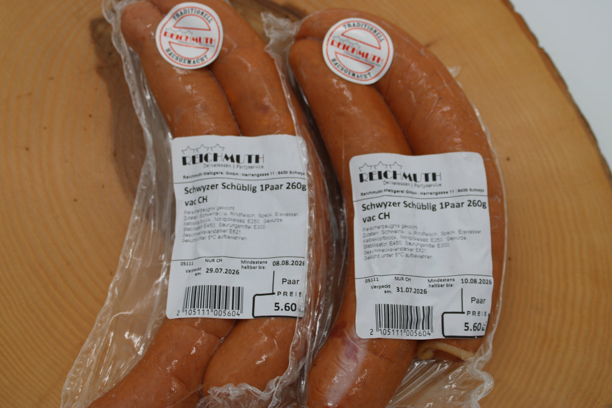 Schwyzer Schüblig 1 Paar vac. (260g)