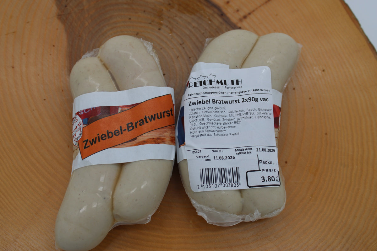 Zwiebel Grill Bratwurst 1 Paar vac. (180g)